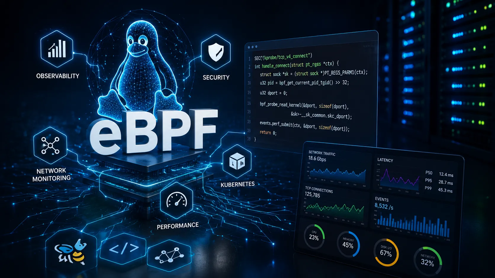eBPF چیست؟ انقلاب جدید در مانیتورینگ لینوکس، شبکه و امنیت سایبری